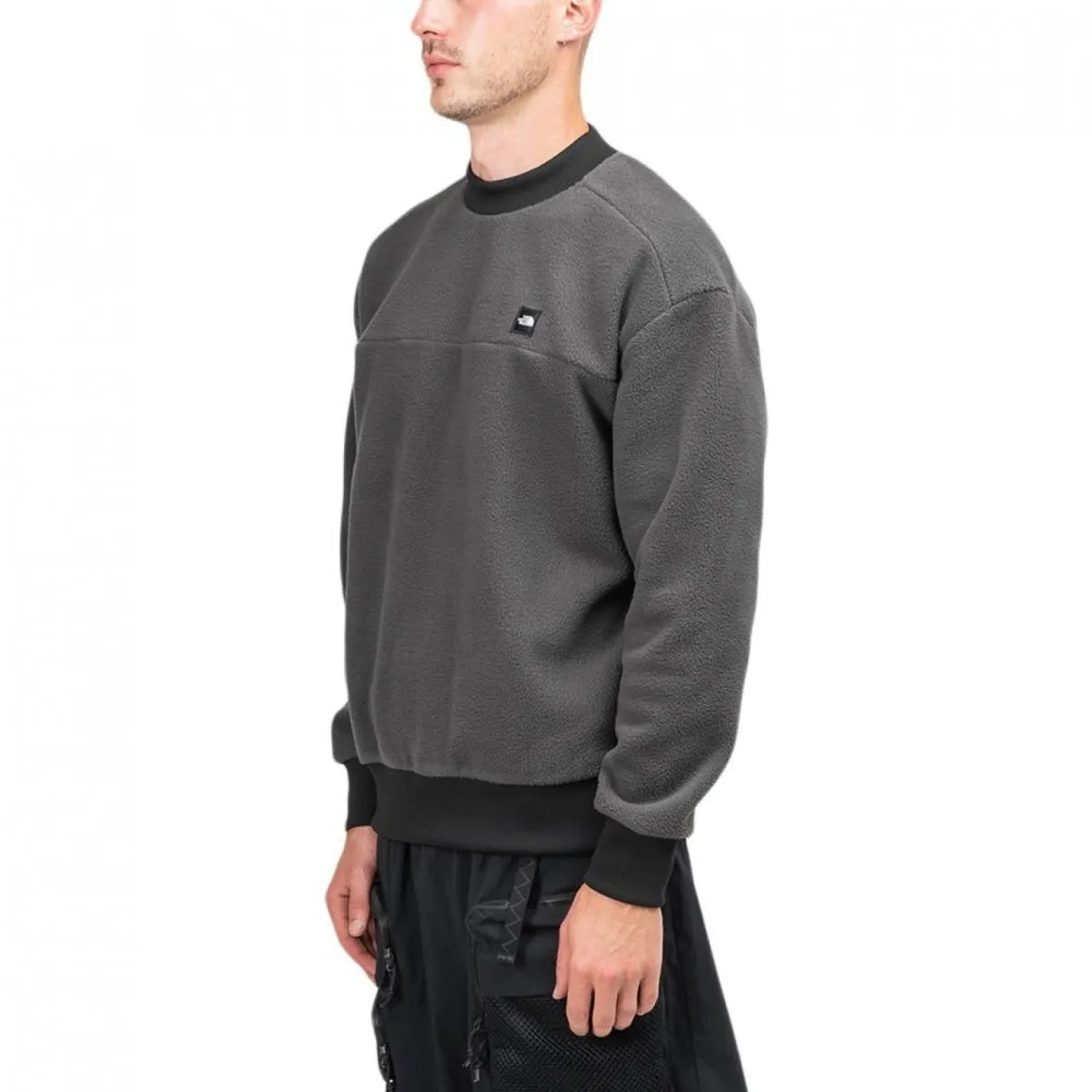 The North Face Fleeski Crewneck (Dark Grey / Black)