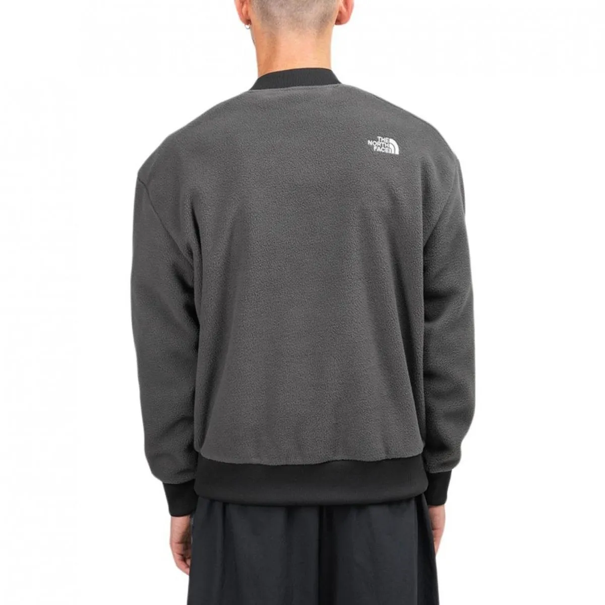 The North Face Fleeski Crewneck (Dark Grey / Black)