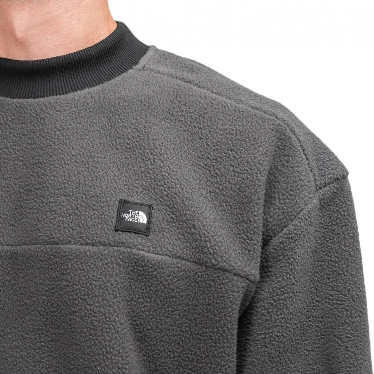 The North Face Fleeski Crewneck (Dark Grey / Black)