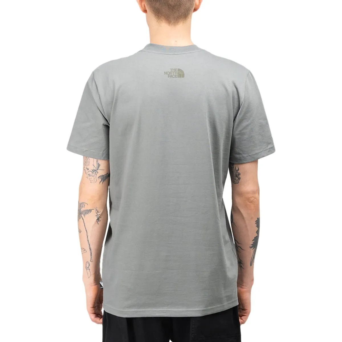 The North Face Steep Tech Light T-Shirt (Grey / Green)