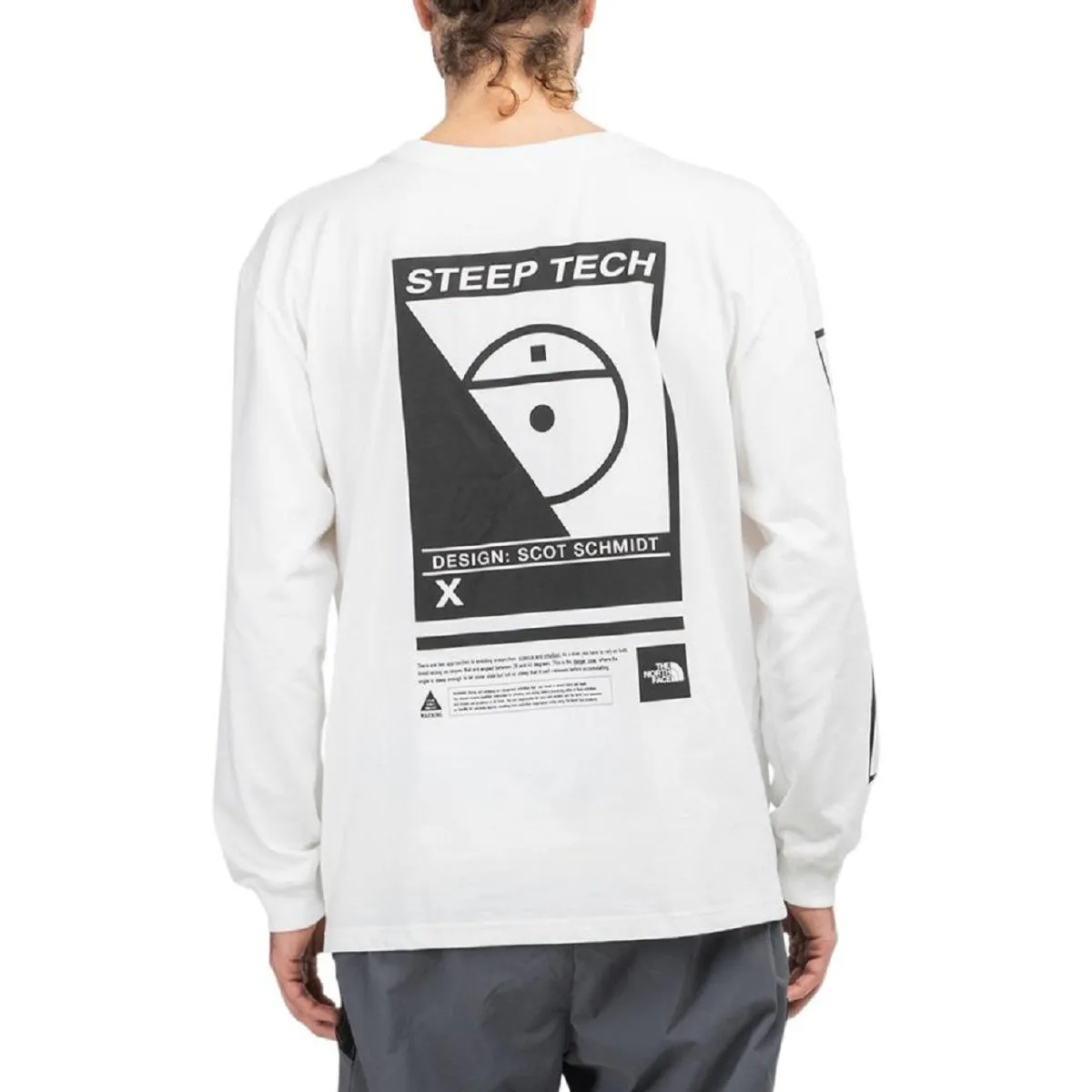 The North Face Steep Tech Longsleeve (White)