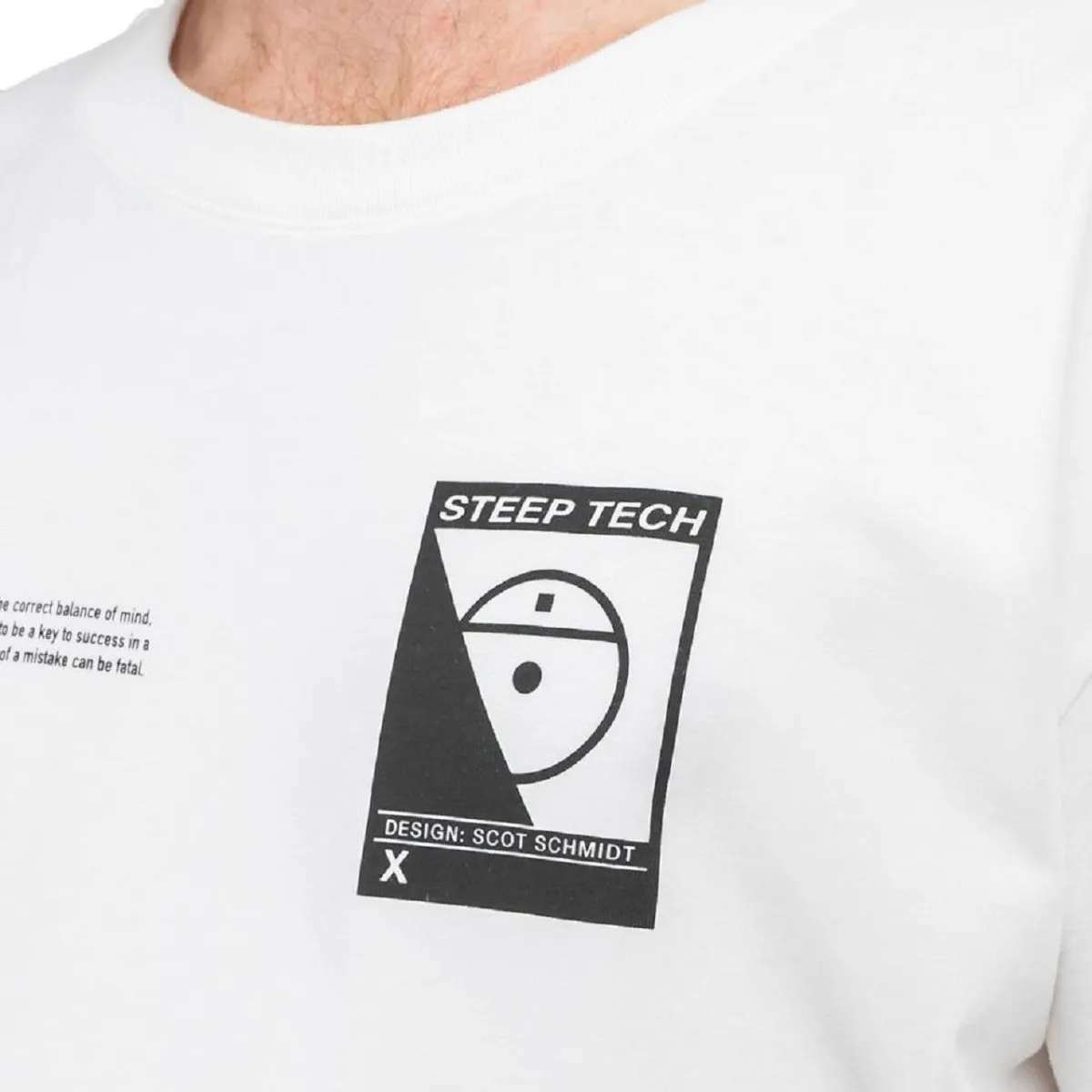 The North Face Steep Tech Longsleeve (White)