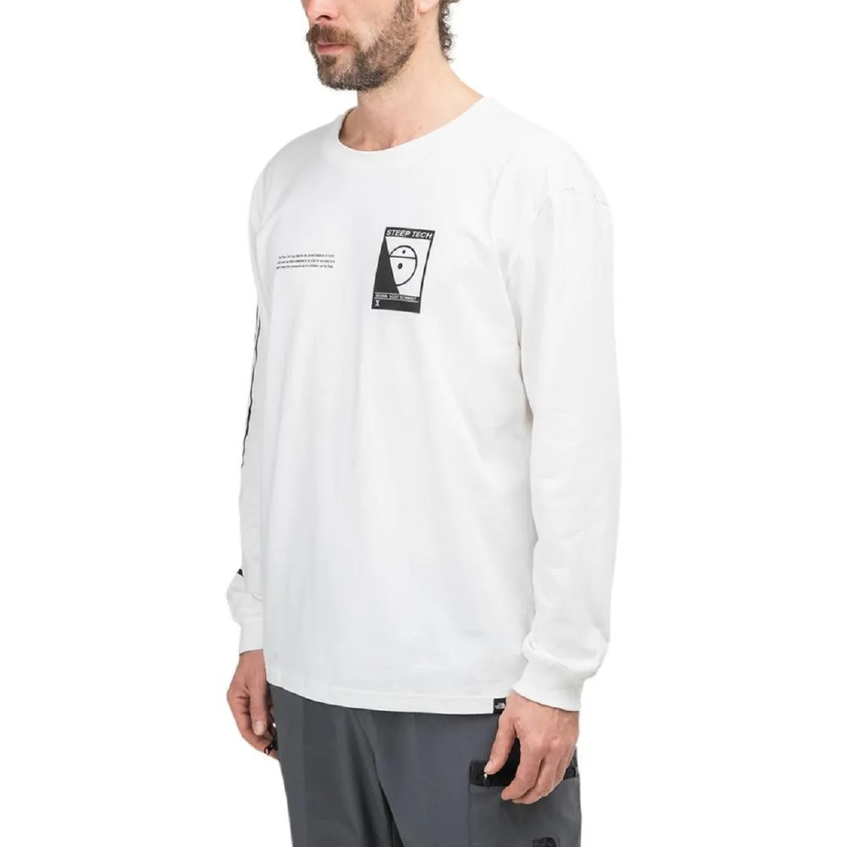 The North Face Steep Tech Longsleeve (White)