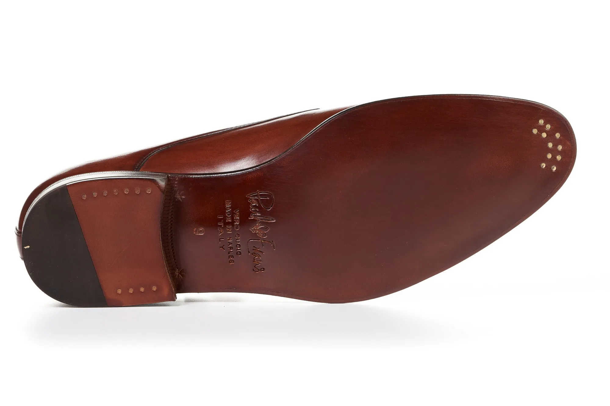 The Poitier Double Monk Strap - Havana Brown