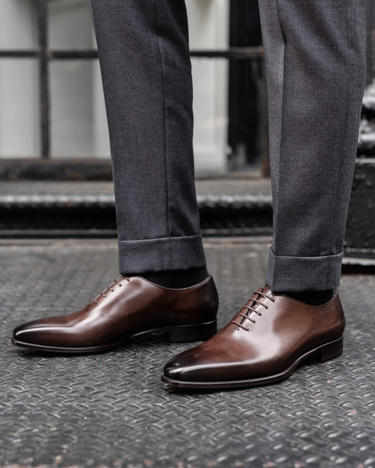 The Ramses Wholecut Oxford - Dark Brown Chocolate