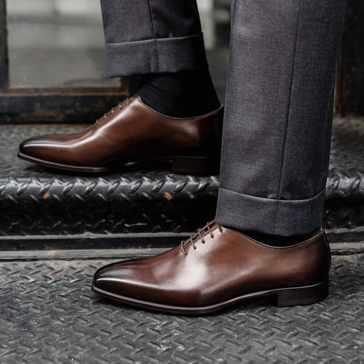 The Ramses Wholecut Oxford - Dark Brown Chocolate