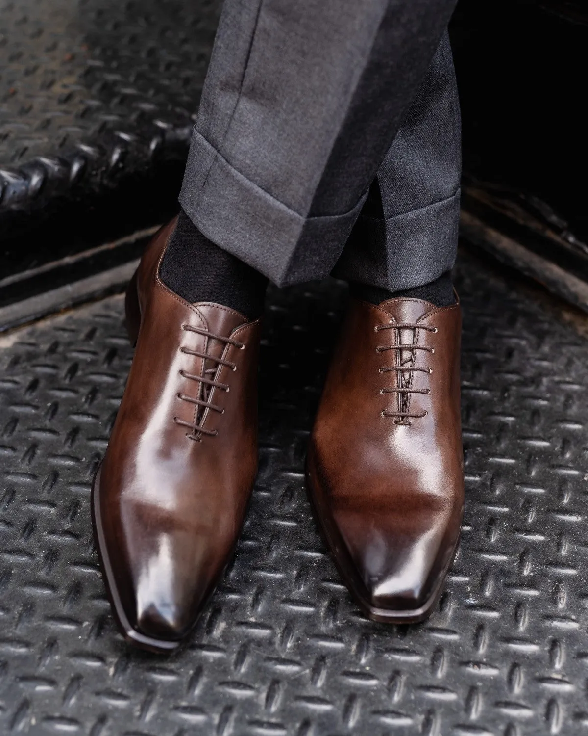 The Ramses Wholecut Oxford - Dark Brown Chocolate