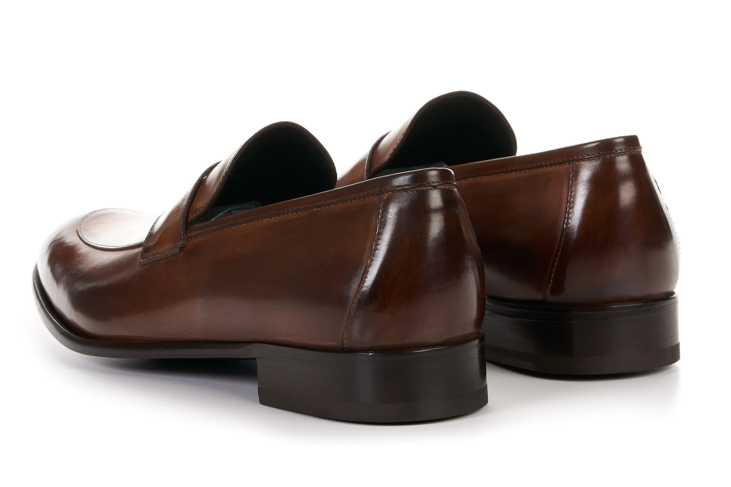 The Stewart Penny Loafer - Brown