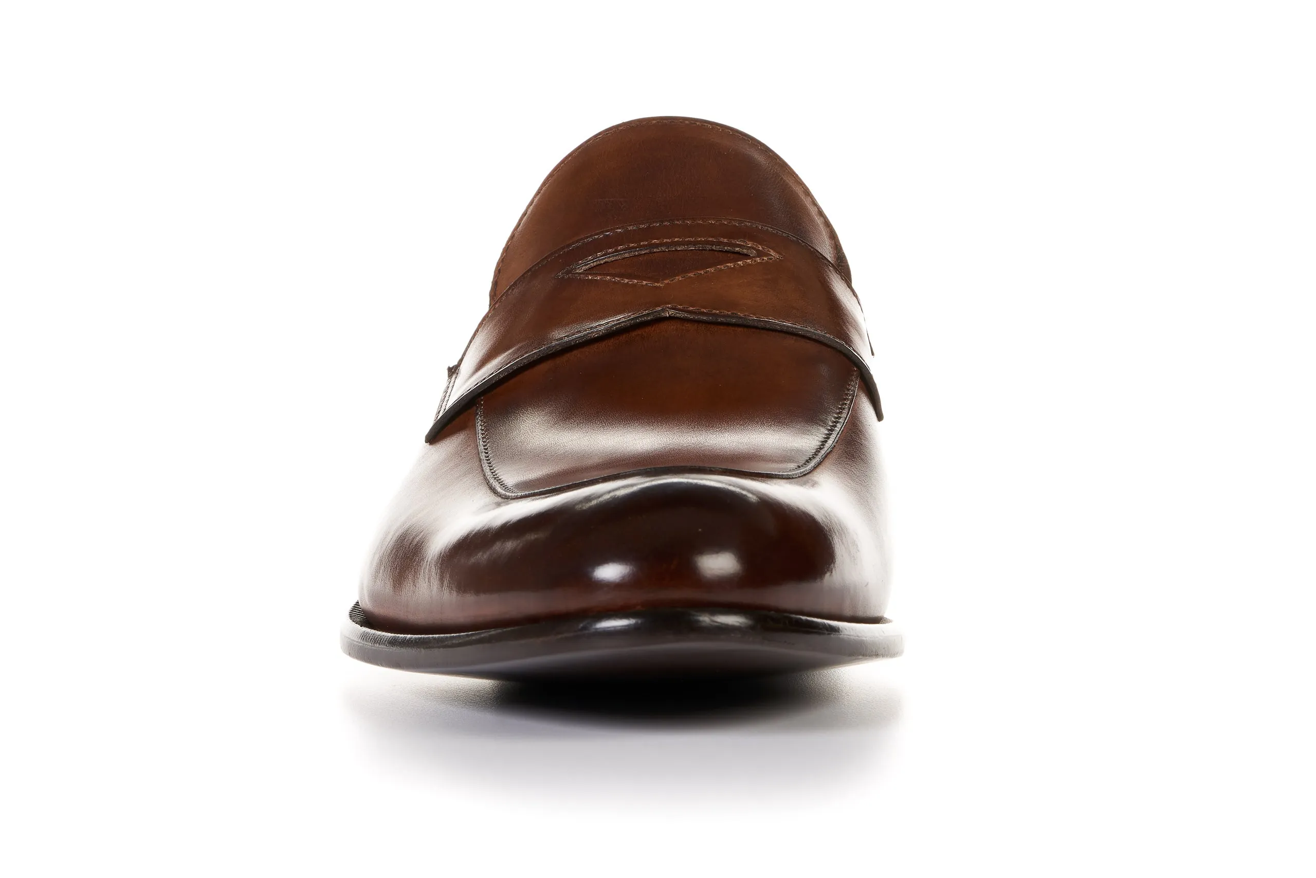 The Stewart Penny Loafer - Brown