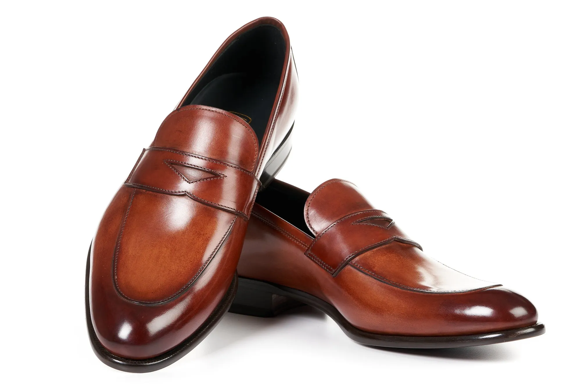 The Stewart Penny Loafer - Havana Brown