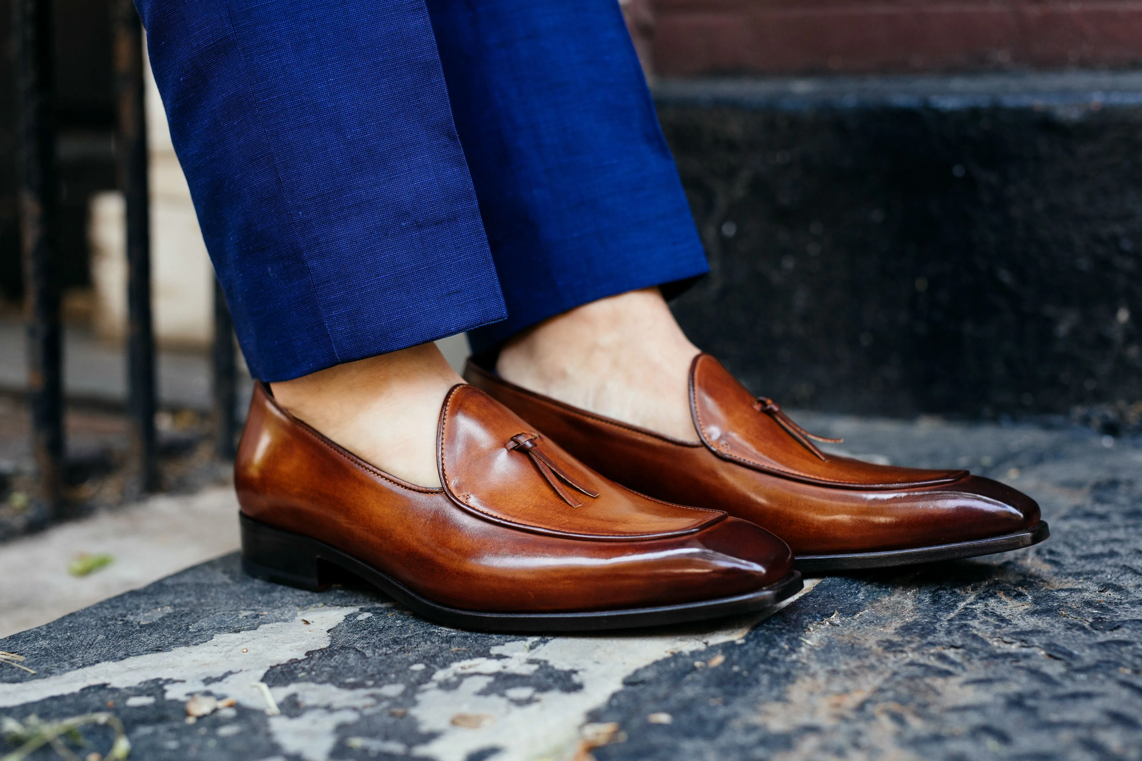 The Van Damme Belgian Loafer - Havana Brown