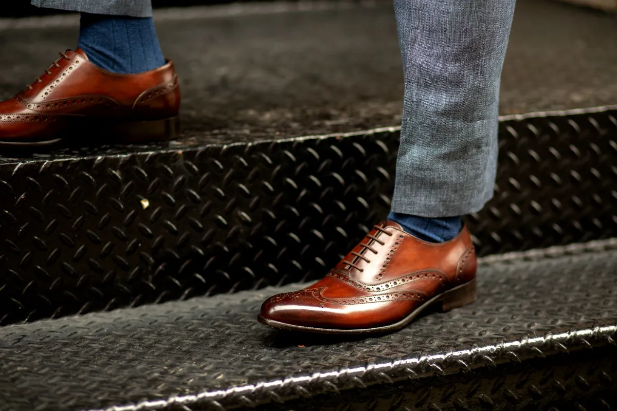 The West II Wingtip Oxford - Brown