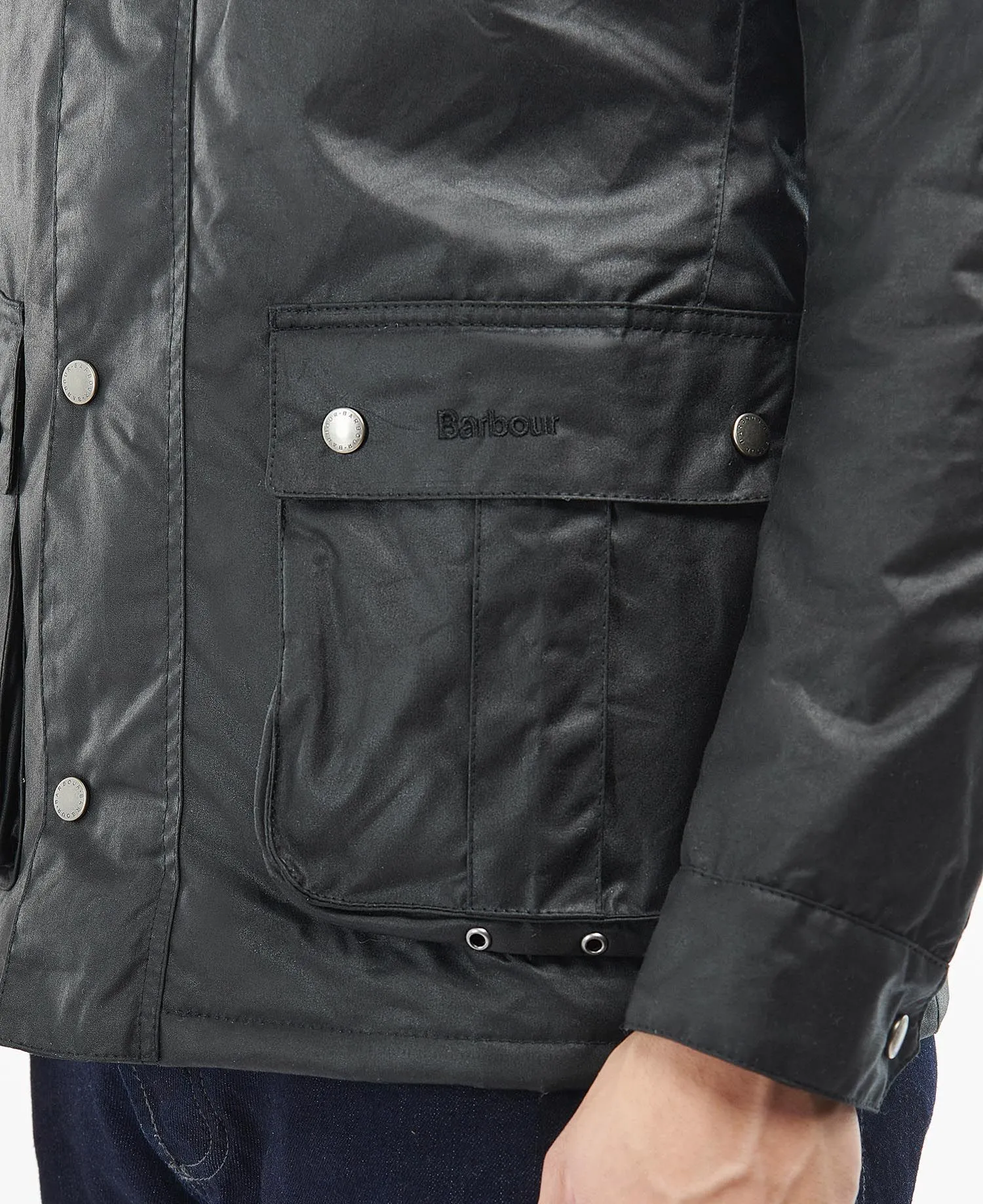 Tourer Duke Wax Jacket Black