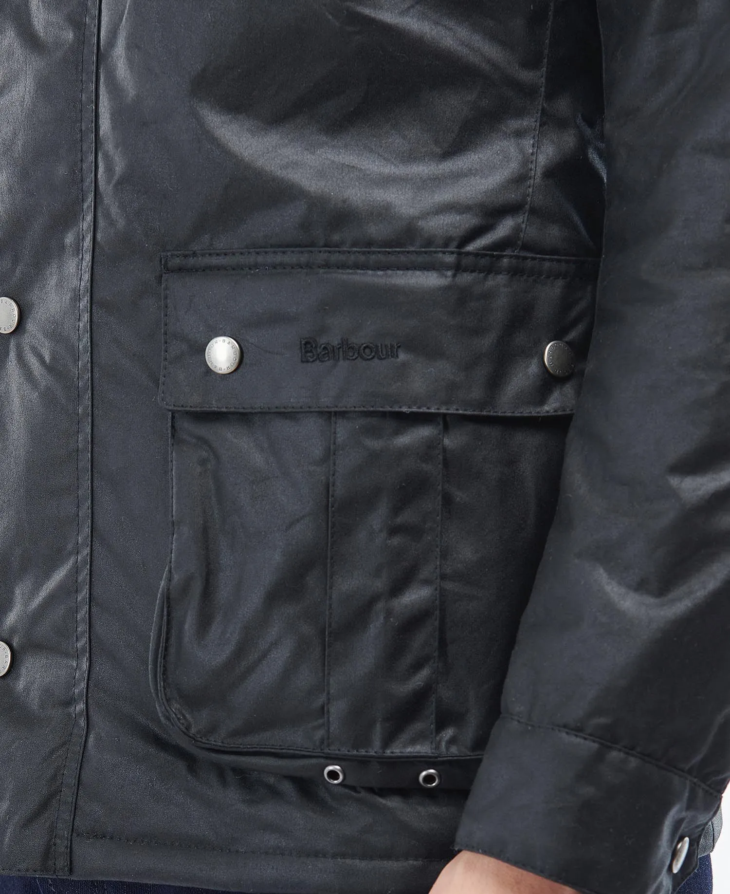 Tourer Duke Wax Jacket Navy