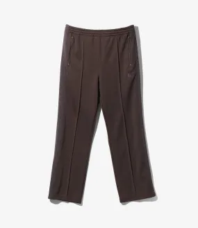 Track Pant – Dark Brown Smooth Polyester