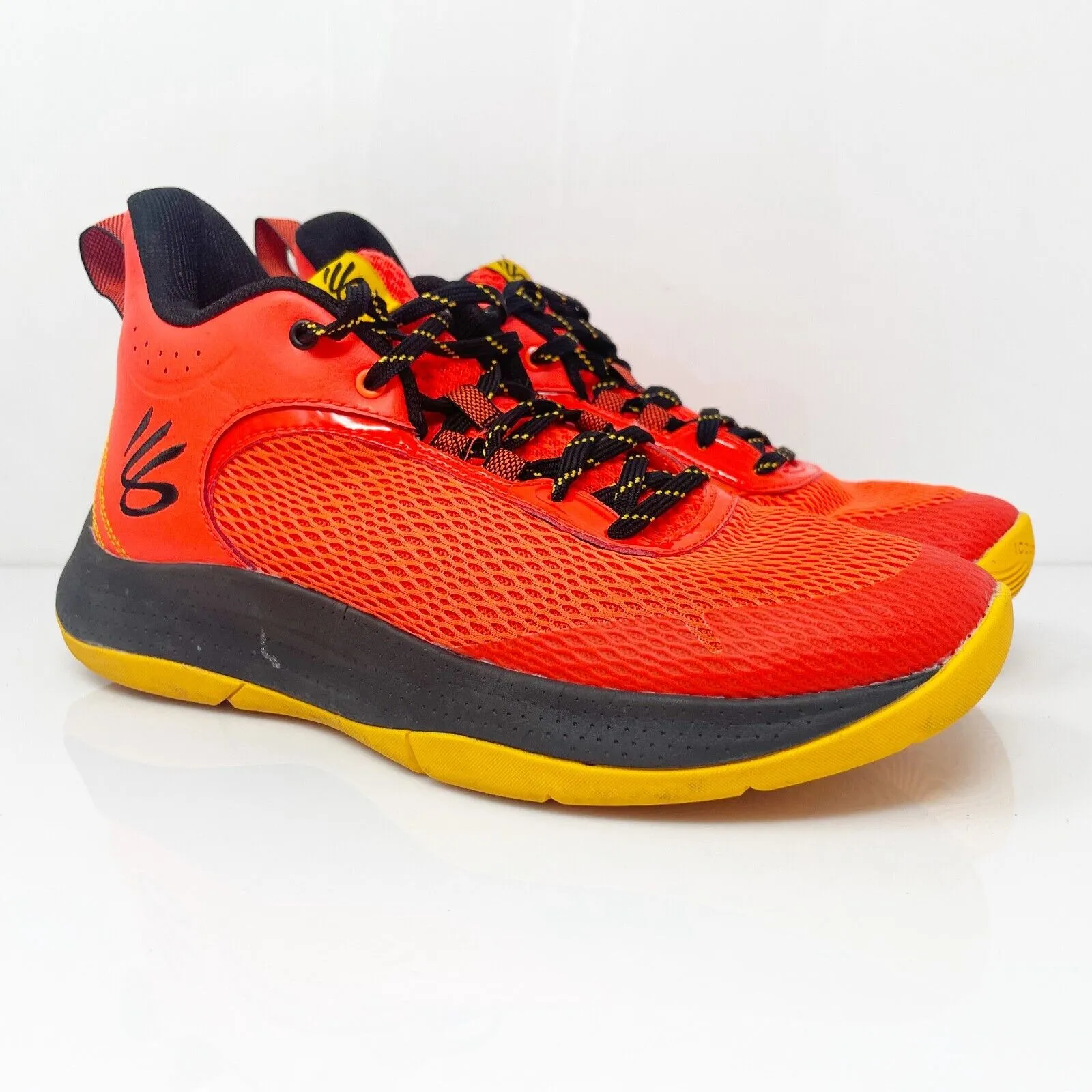 Under Armour Unisex Curry 3Z6 3025090 Orange Basketball Shoes Sneakers M8 W9.5