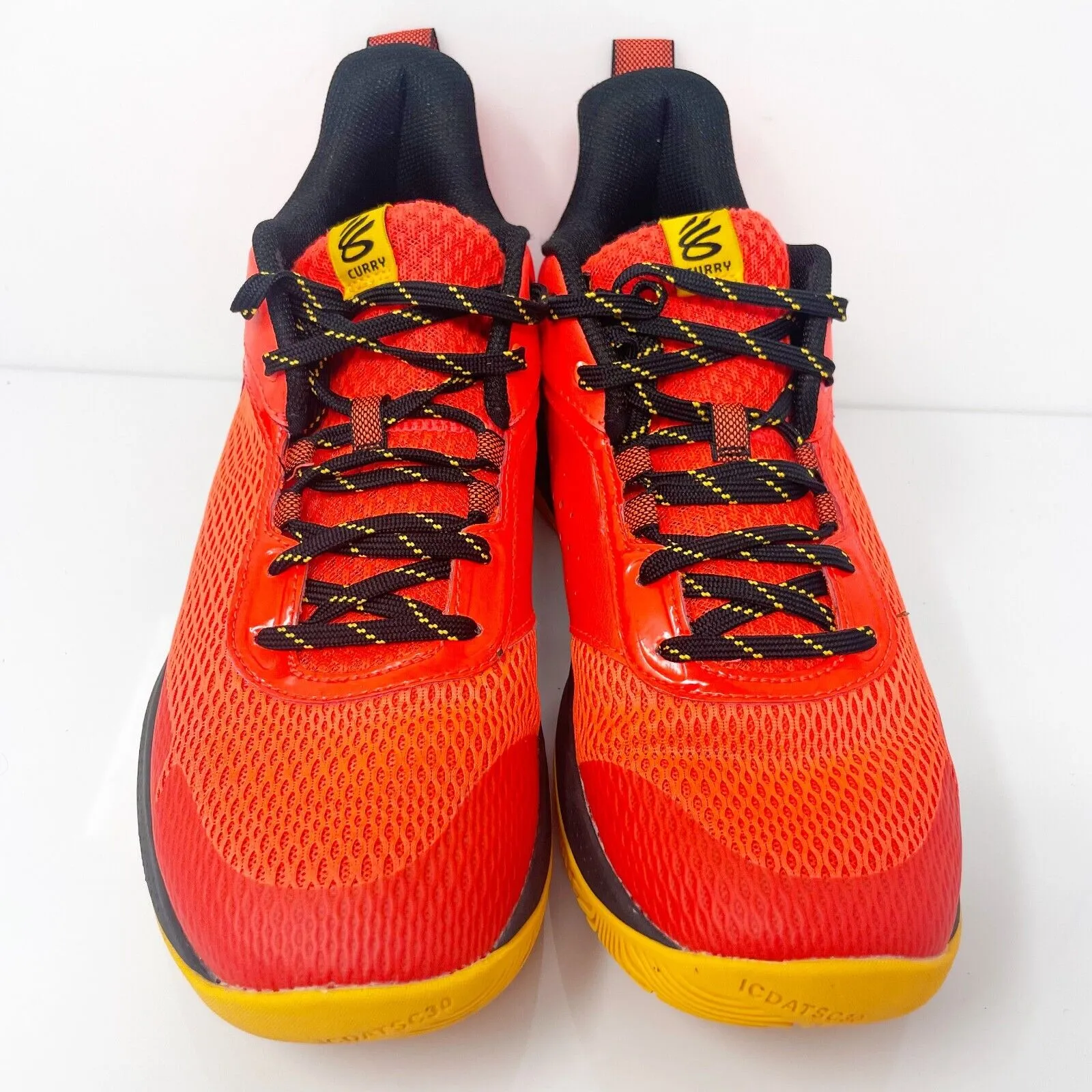 Under Armour Unisex Curry 3Z6 3025090 Orange Basketball Shoes Sneakers M8 W9.5