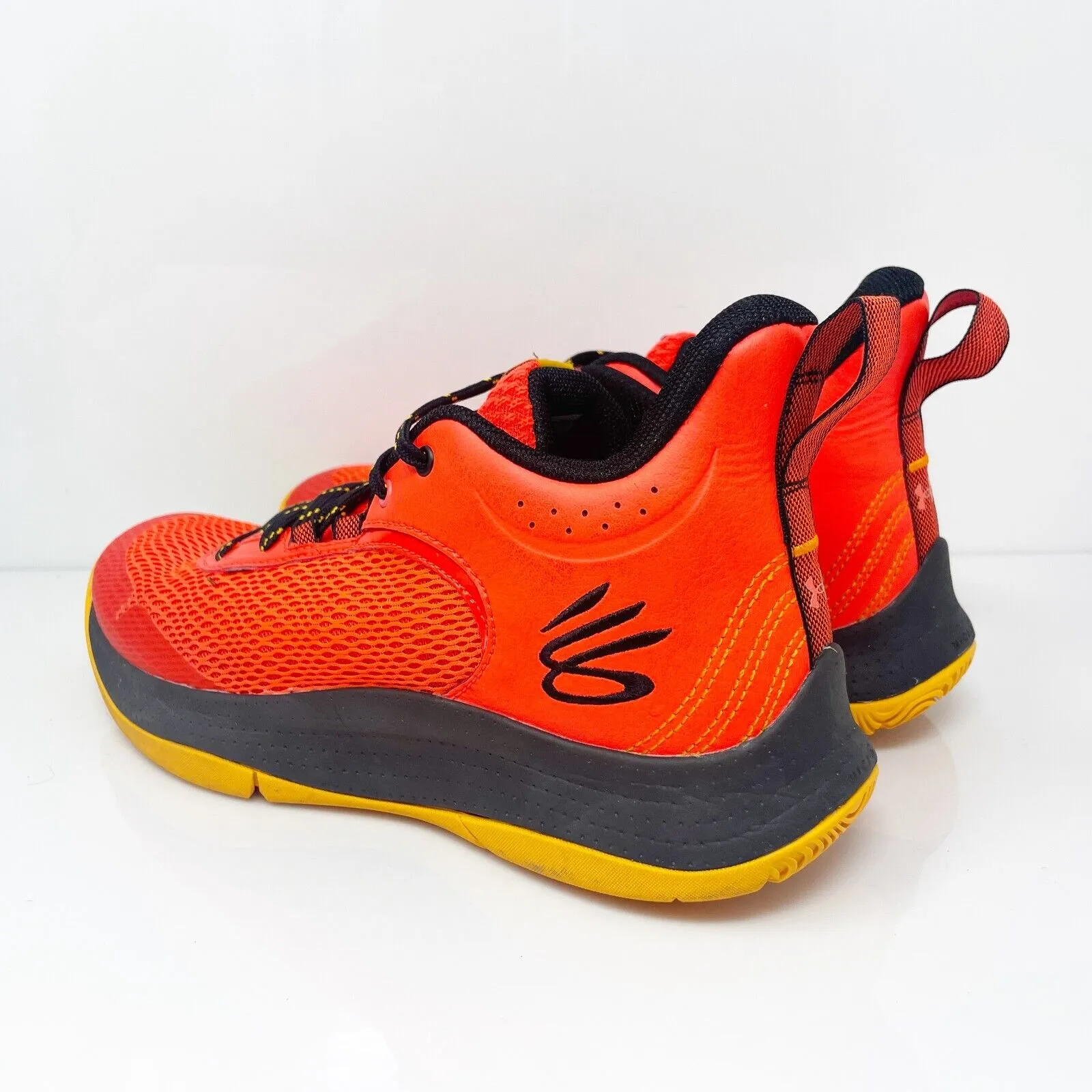 Under Armour Unisex Curry 3Z6 3025090 Orange Basketball Shoes Sneakers M8 W9.5