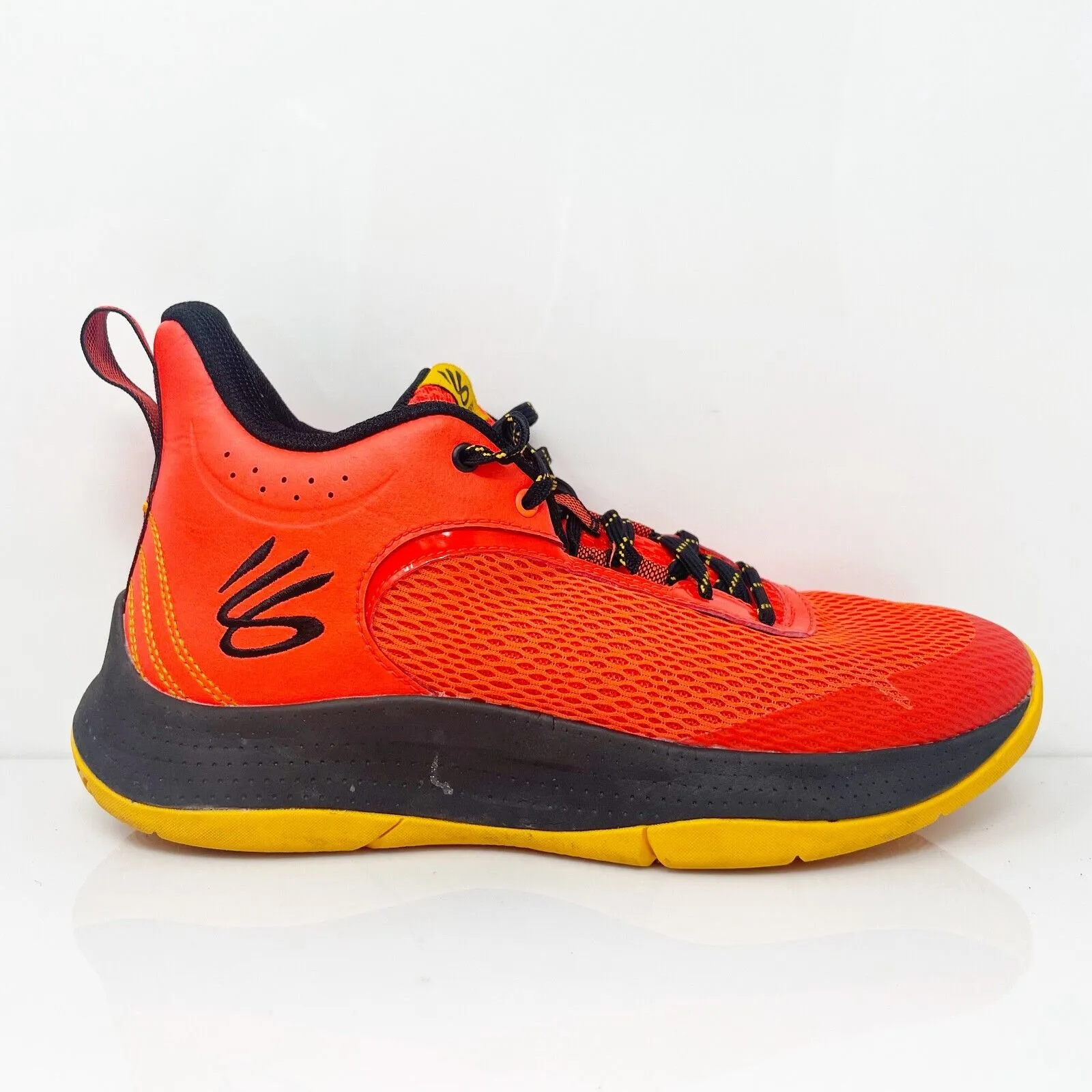 Under Armour Unisex Curry 3Z6 3025090 Orange Basketball Shoes Sneakers M8 W9.5