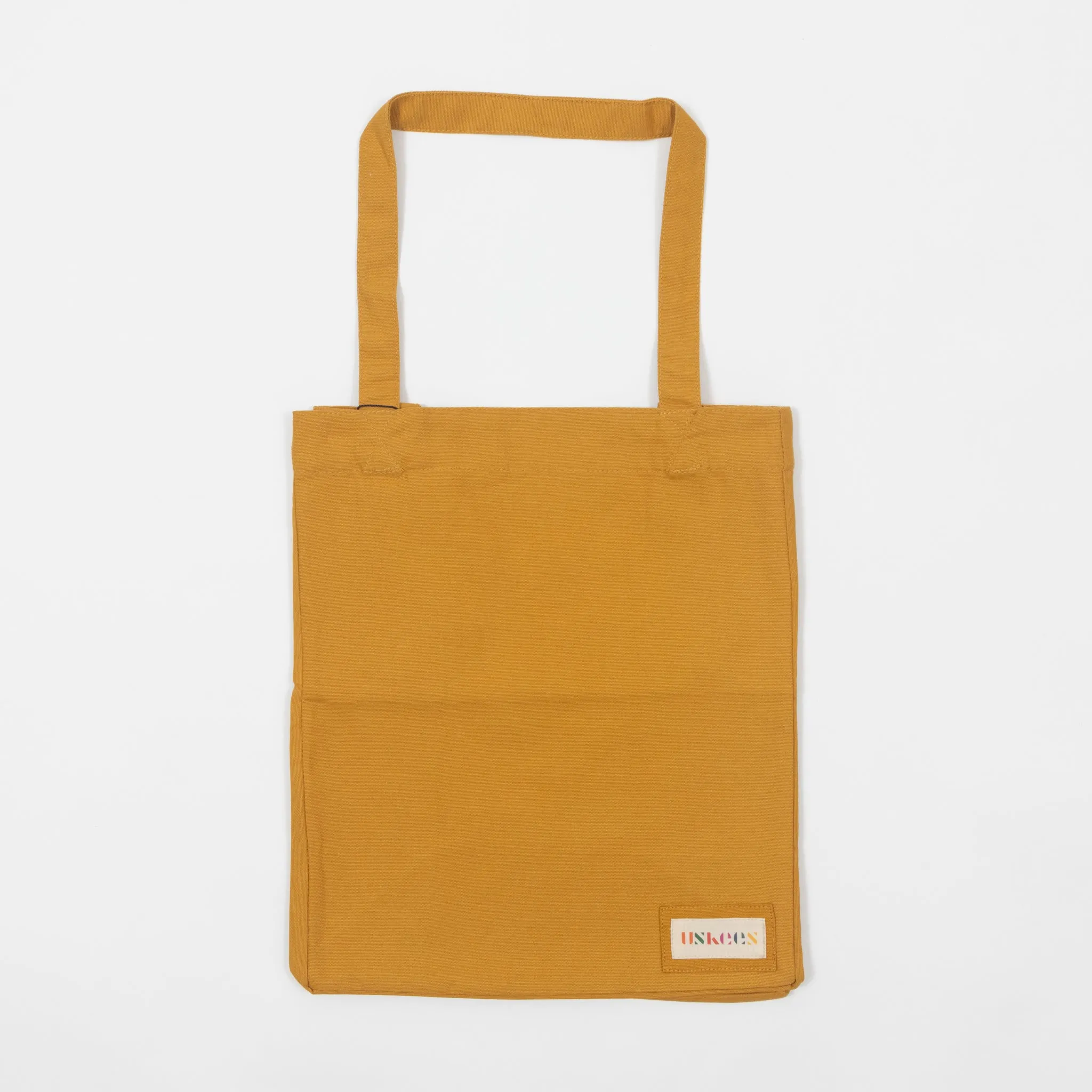 USKEES USKEES Small Organic Cotton Tote Bag in YELLOW