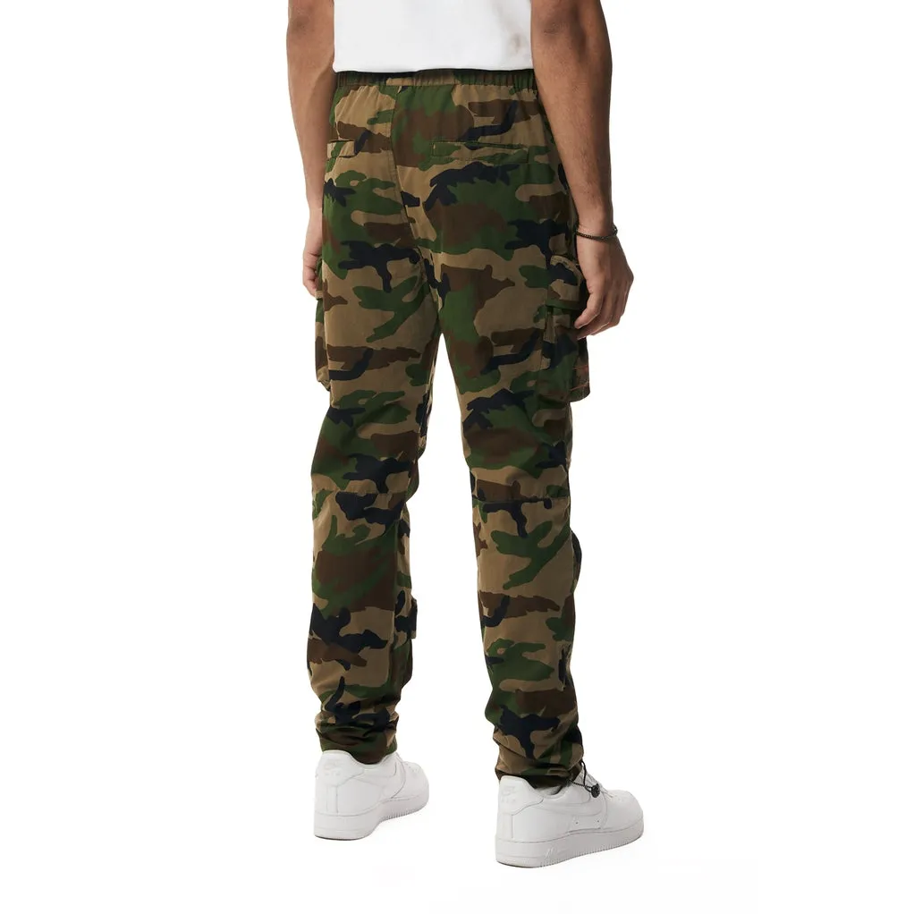 Utility Windbreaker Cargo Pants - Wood Camo