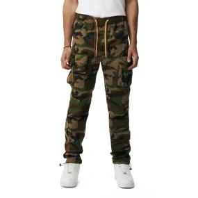 Utility Windbreaker Cargo Pants - Wood Camo