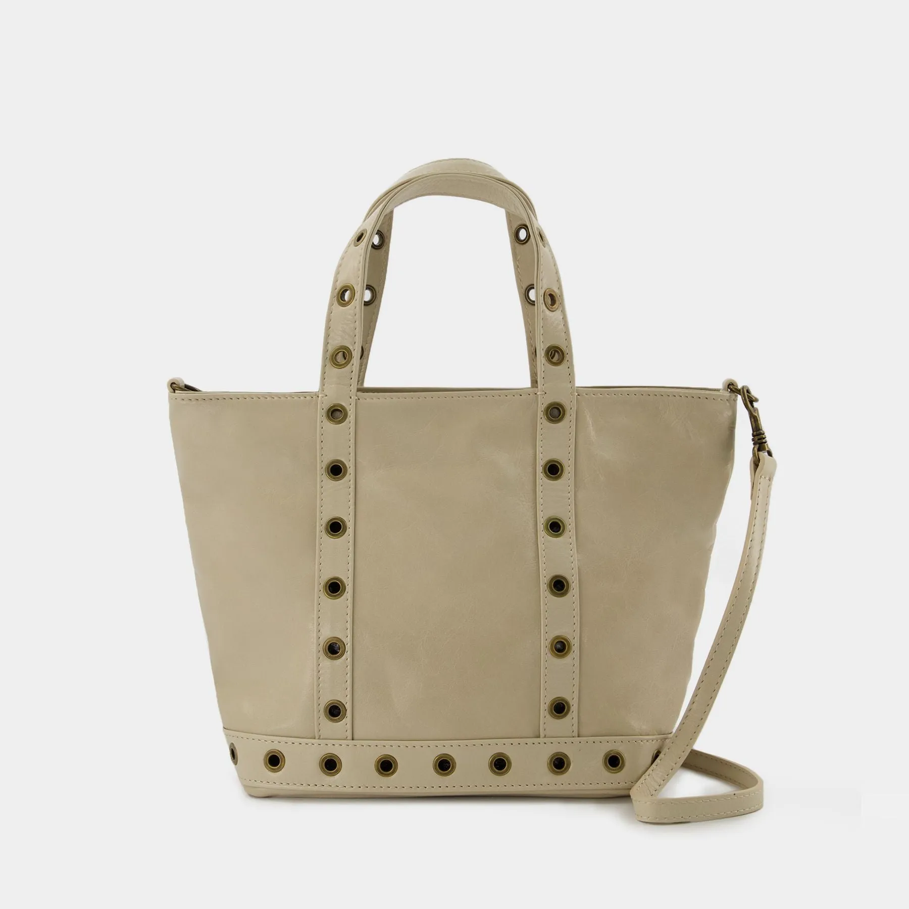 Vanessa Bruno  Cabas S Tote Bag - Vanessa Bruno -  Greige - Leather