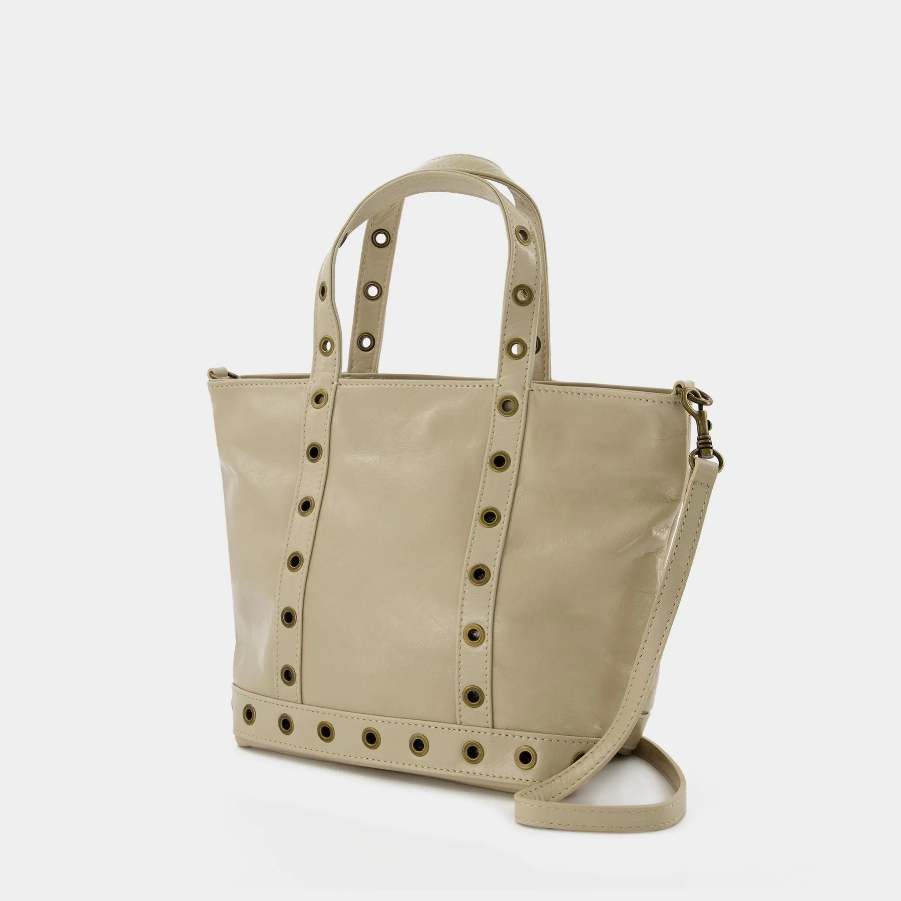 Vanessa Bruno  Cabas S Tote Bag - Vanessa Bruno -  Greige - Leather