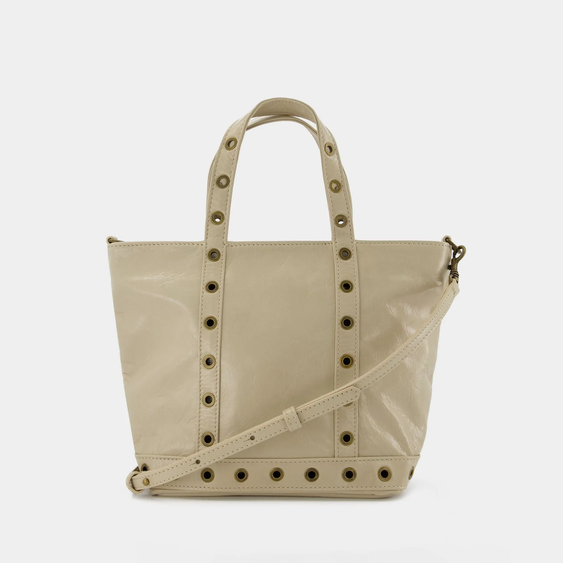 Vanessa Bruno  Cabas S Tote Bag - Vanessa Bruno -  Greige - Leather