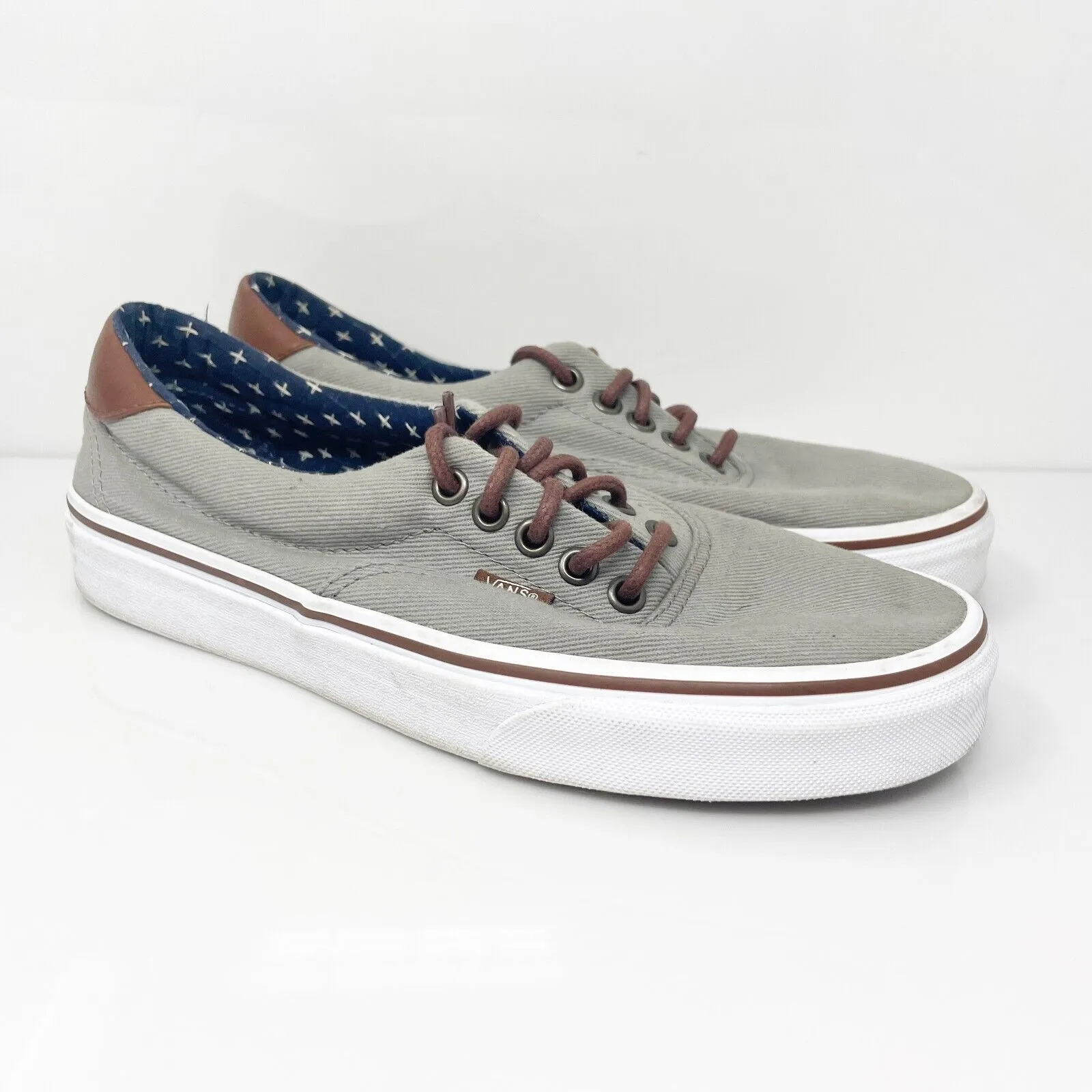 Vans Unisex Era 59 500714 Gray Casual Shoes Sneakers Size M 7 W 8.5