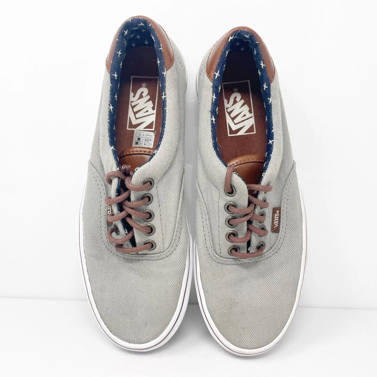 Vans Unisex Era 59 500714 Gray Casual Shoes Sneakers Size M 7 W 8.5