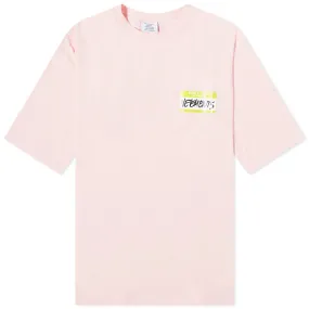 VETEMENTS My Name Is Vetements T-ShirtBaby Pink