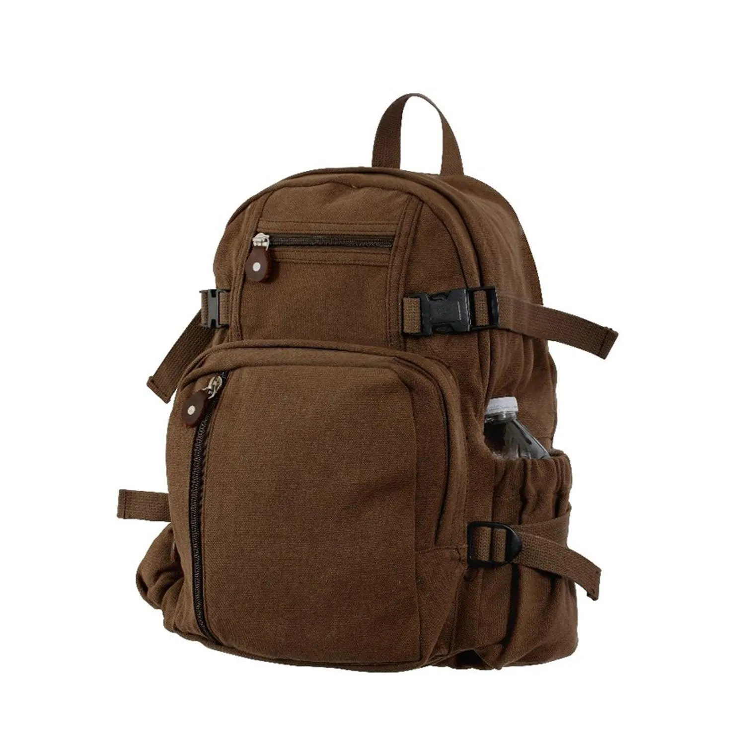 Vintage Canvas Compact Backpack