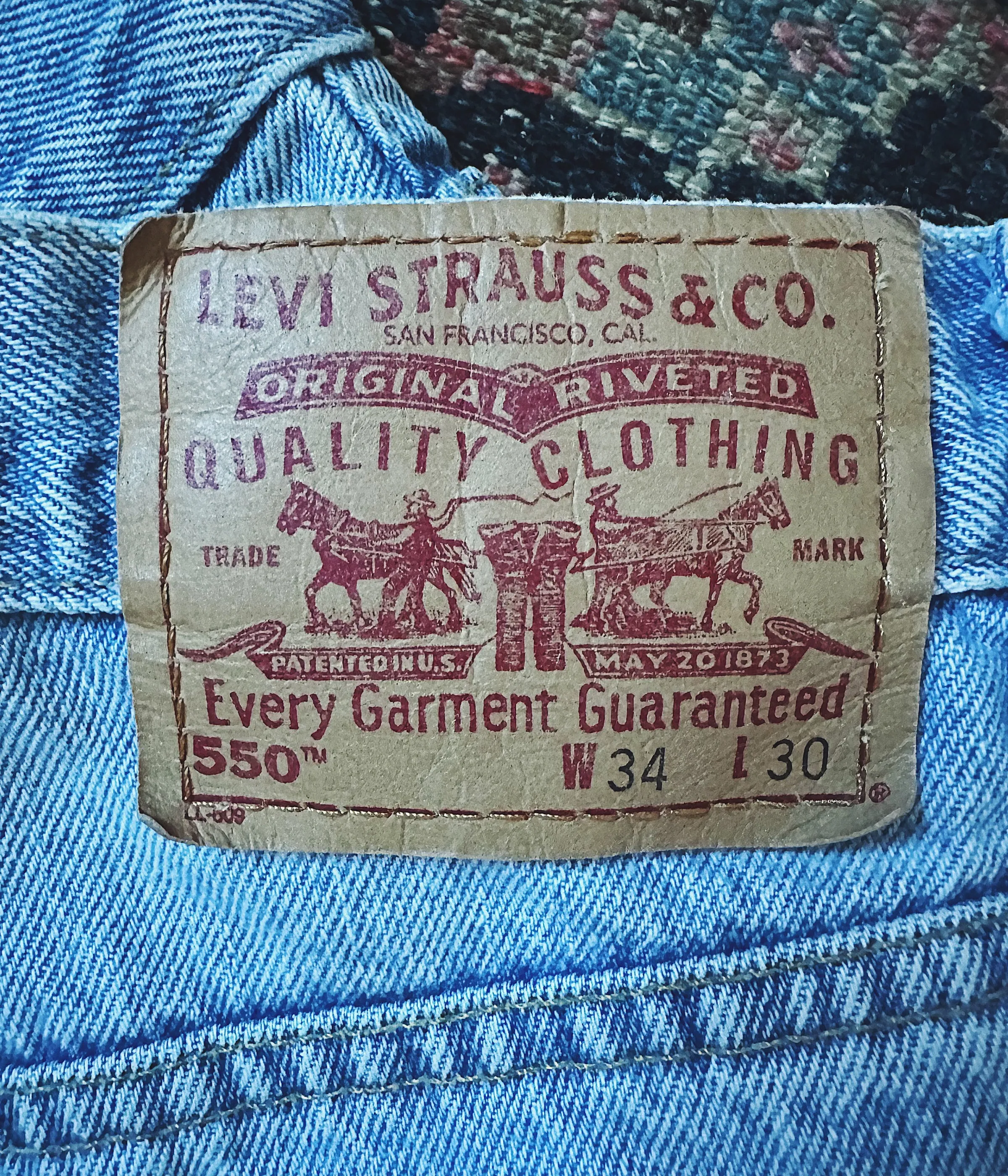 Vintage Levi's 550 Jeans – 33x29