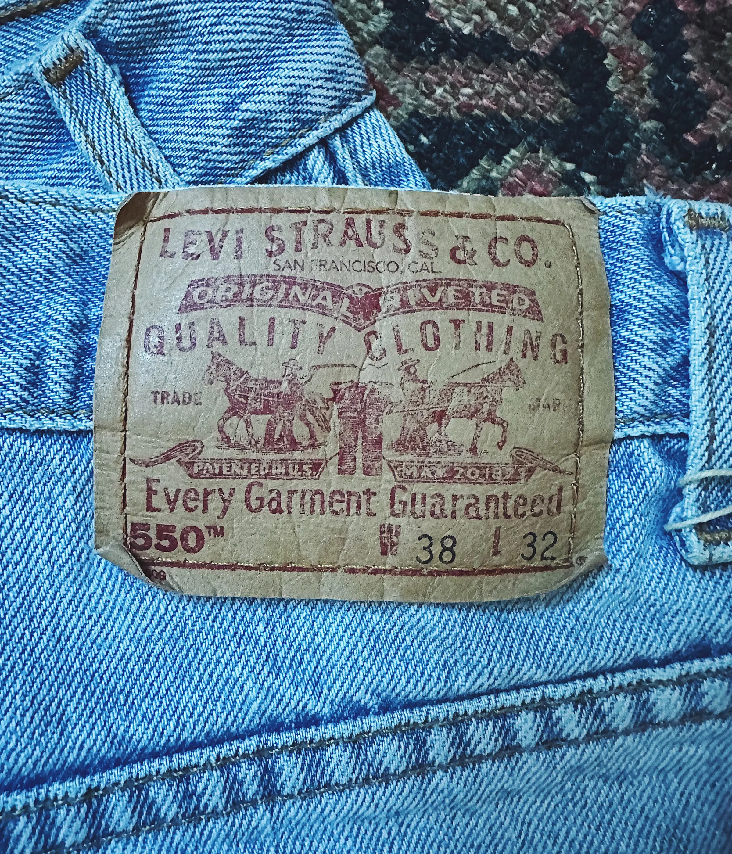 Vintage Levi's 550 Jeans – 35x31