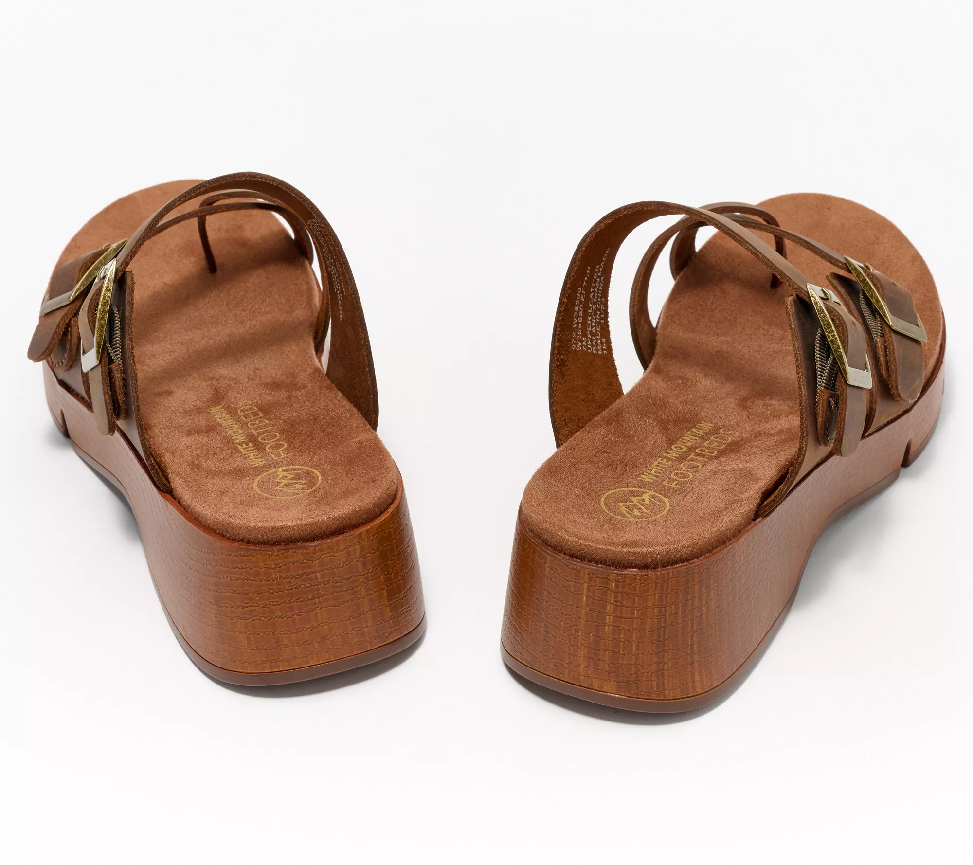 White Mountain Toe Loop Slide Sandals - Lefter