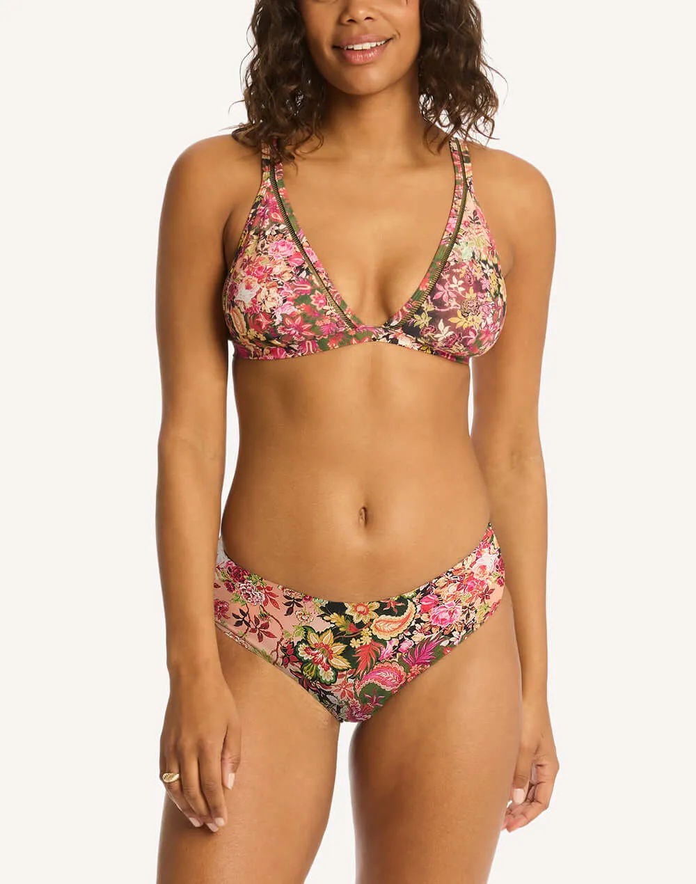 Wildflower Mid Bikini Bottom