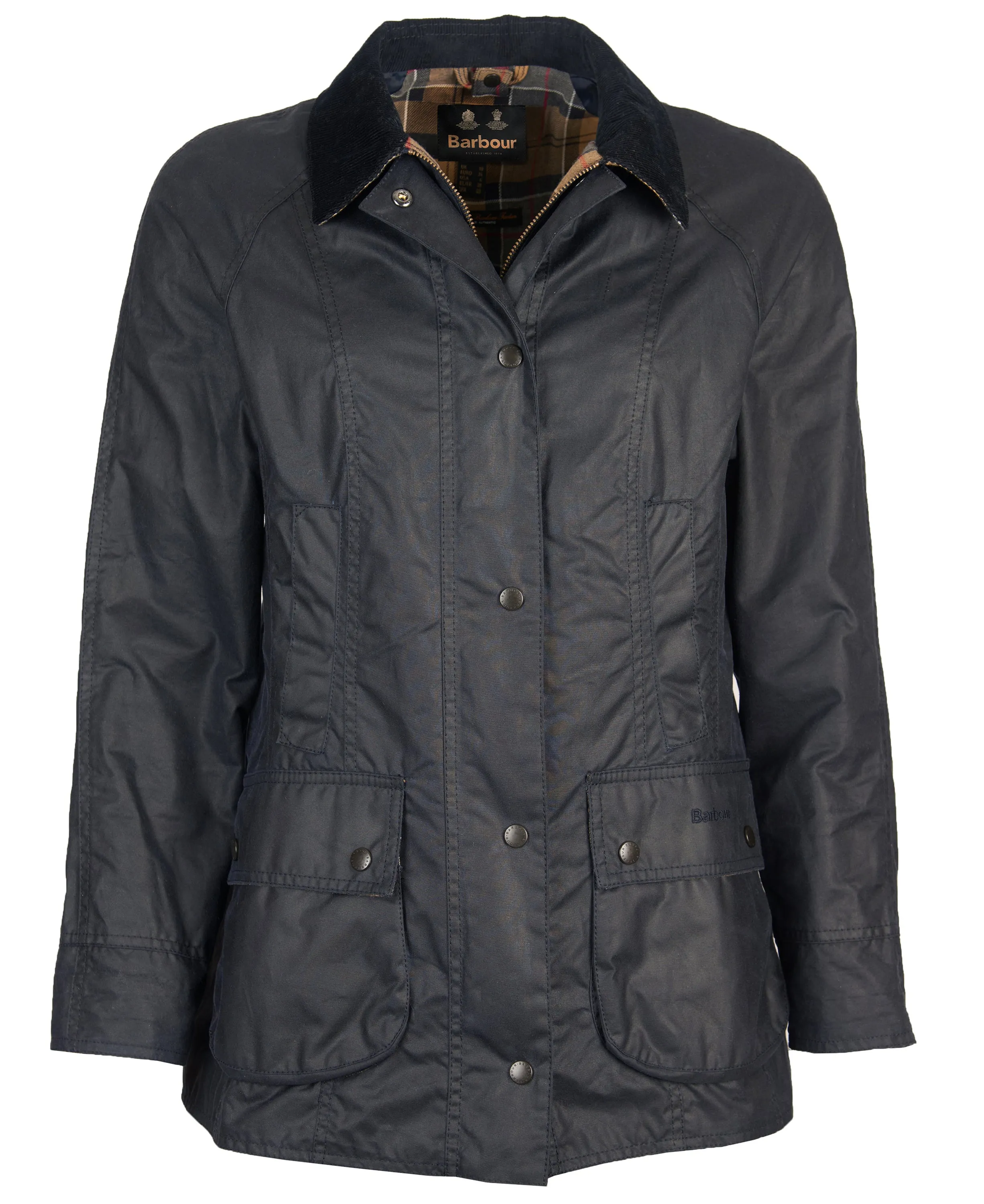 Women's Beadnell Wax Jacket Navy