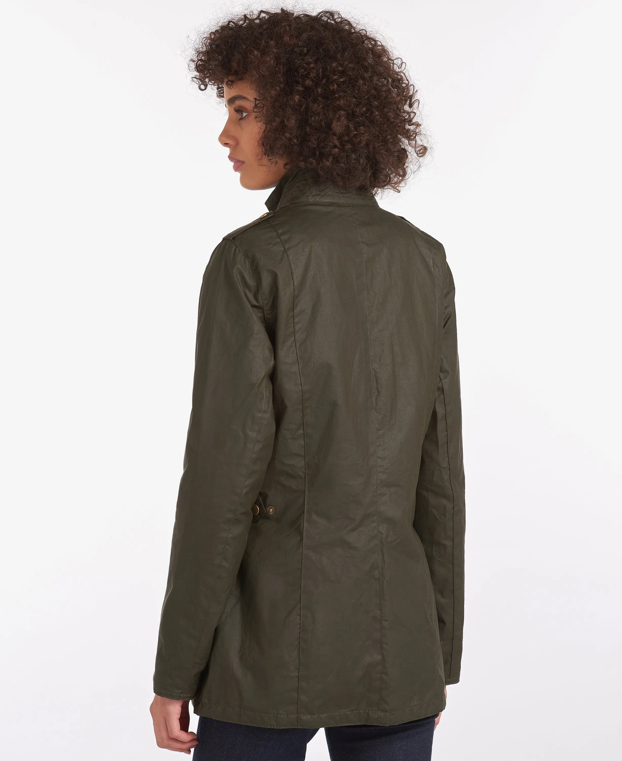 Women's Defence Lightweight Wax Jacket Archive Olive