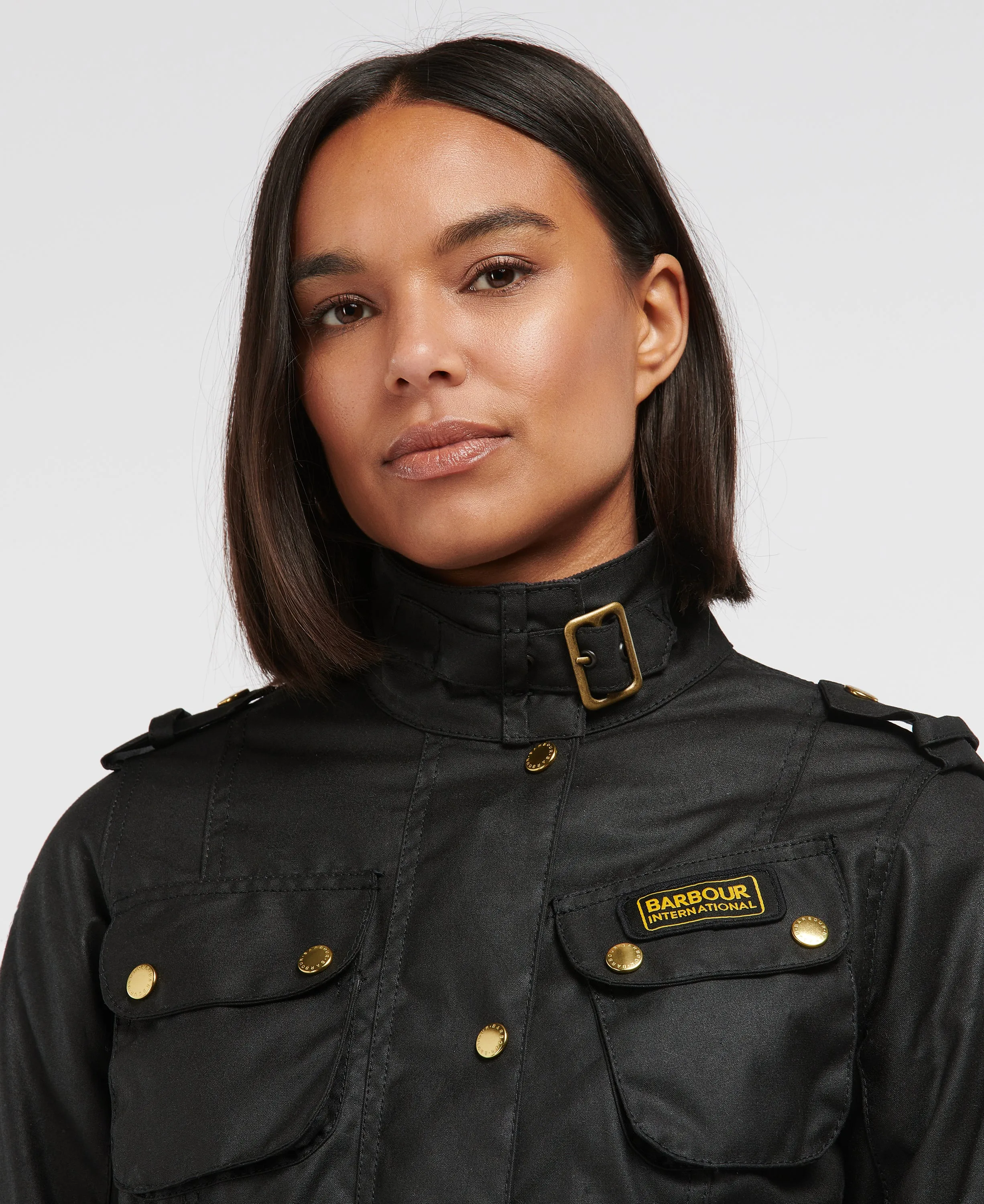 Women's International Wax Jacket Black