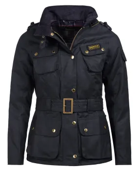 Women's International Wax Jacket Black