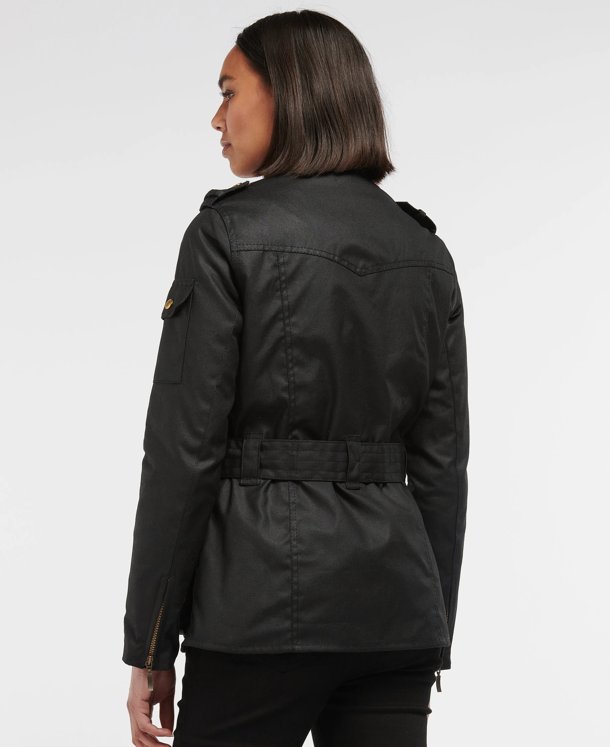 Women's International Wax Jacket Black